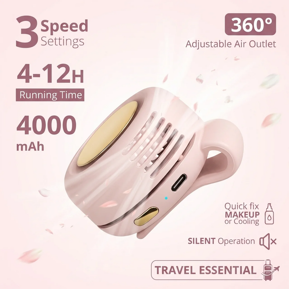 Brisa™ Portable Clip-On Fan