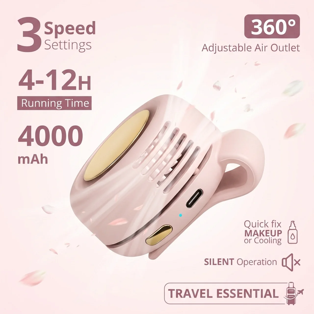 Brisa™ Portable Clip-On Fan