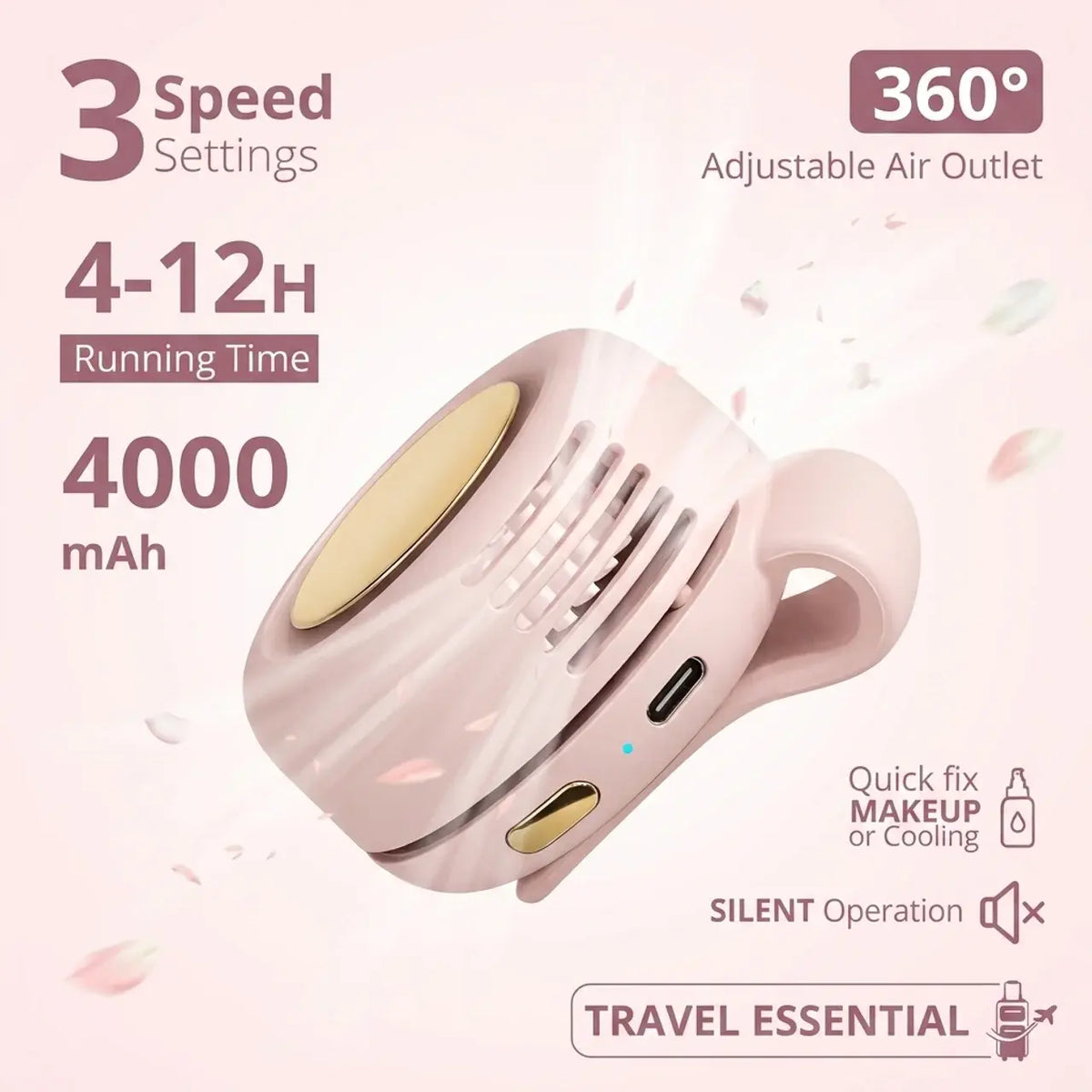 Brisa™ Portable Clip-On Fan
