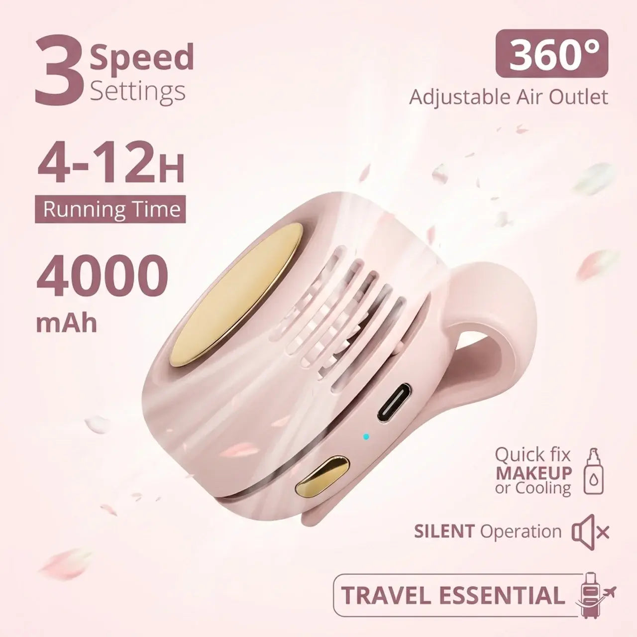Brisa™ Portable Clip-On Fan
